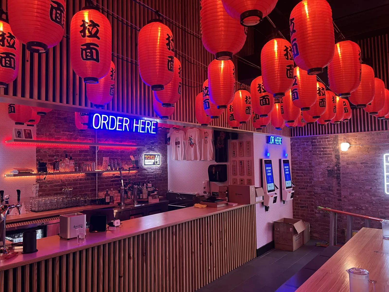 Ramen QSR running INFI self-order kiosks